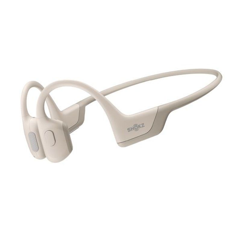 SHOKZ - Audífonos de Conducción Ósea Bluetooth Shokz OpenRun Pro Crema