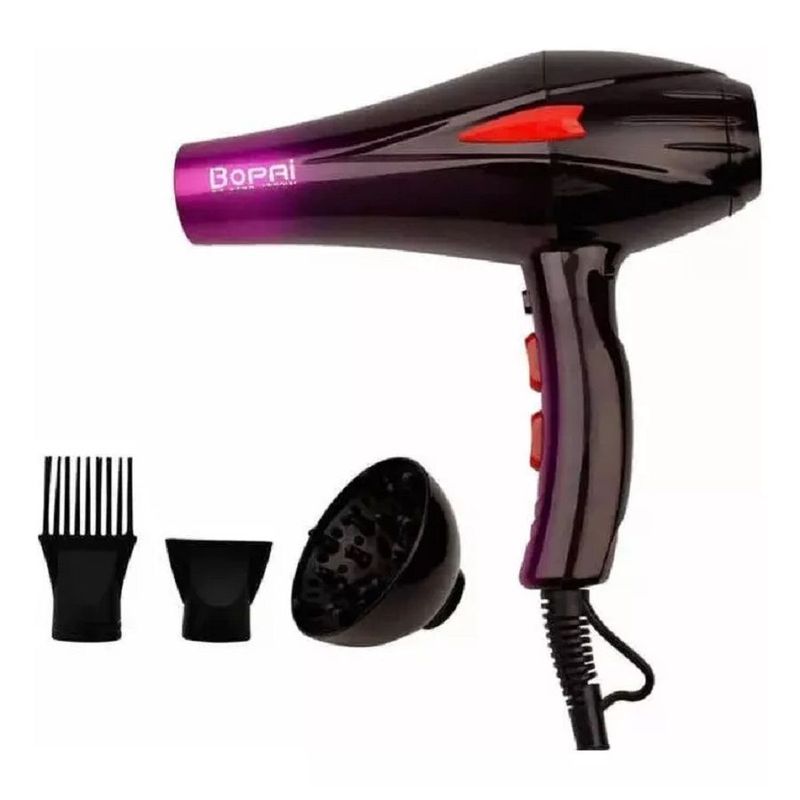 BOPAI - Secador De Cabello Bopai + Difusor Bp 5500 Potencia 4000w
