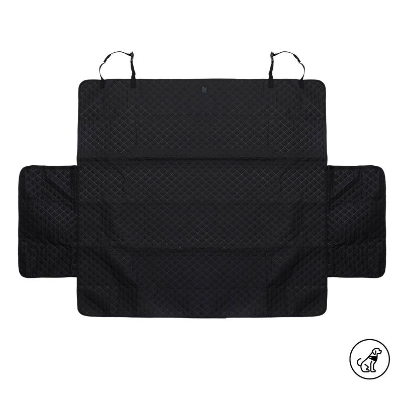 TOTTO - Protector de carro para mascotas De Baul Trunk Negro