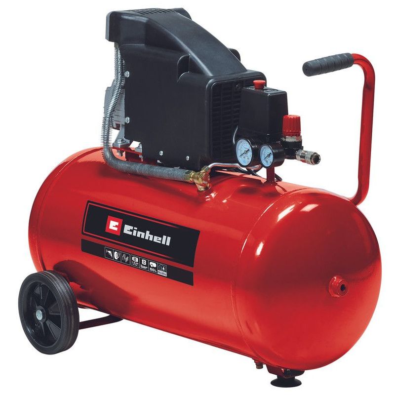EINHELL - COMPRESOR ELECTRICO TANQUE 50LT 127V 1500W