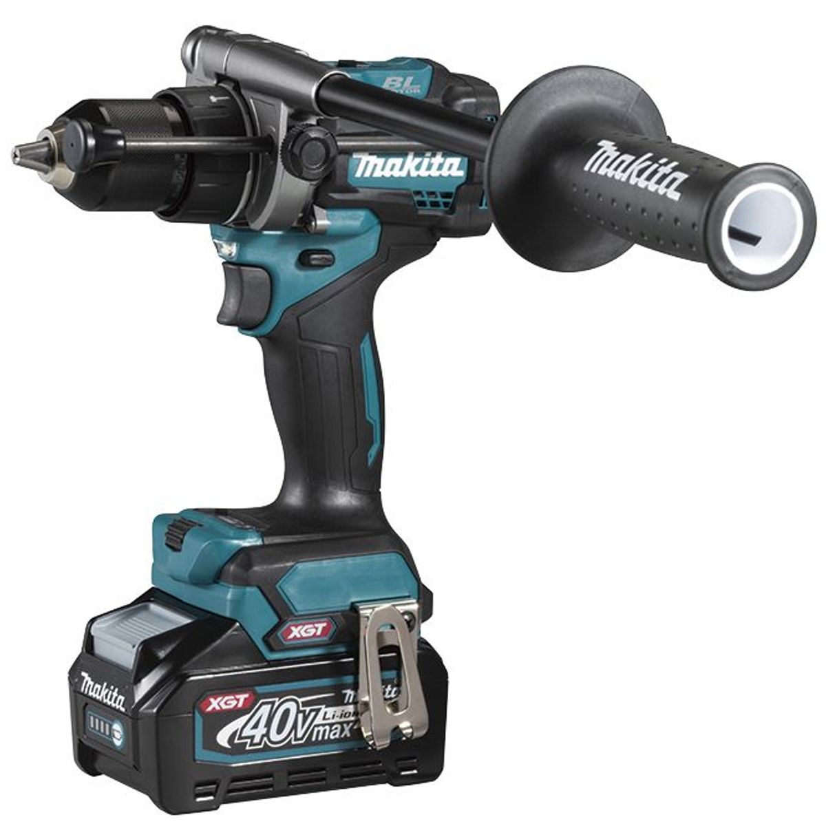 MAKITA - TALADRO PERCUTOR 40V 1/2" 2 BATERIAS 4AH CARGADOR