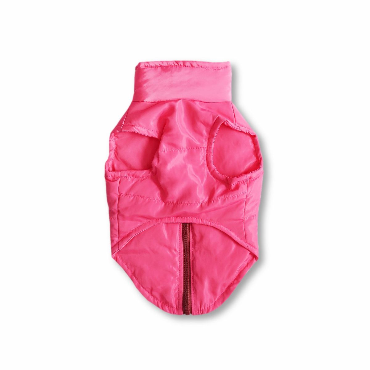 WAWAW - Chaleco para perro  talla XL fucsia cremallera vinotinto Wawaw