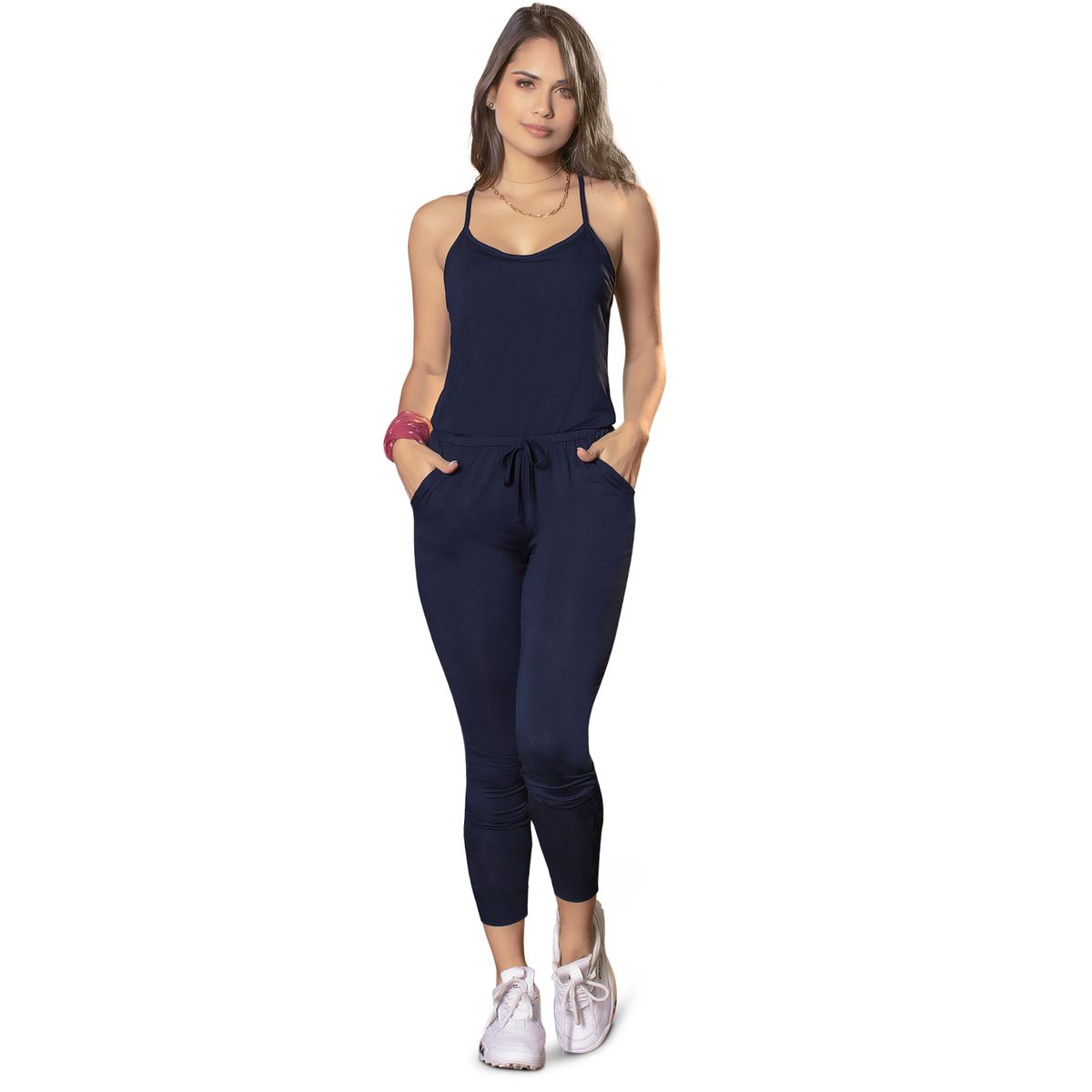 ATYPICAL - Enterizo Largo Juvenil Azul Navy Atypical 3832