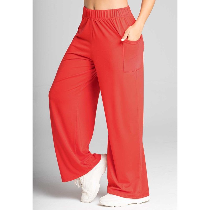 FORMAS INTIMAS - Pantalón Sudadera Mujer Rojo FI 7338