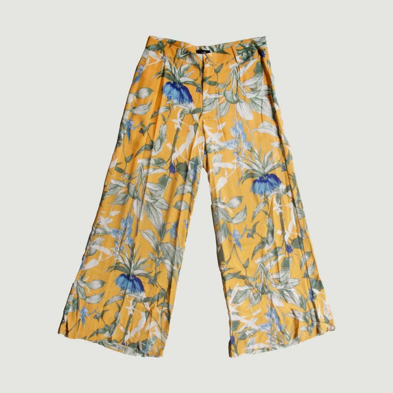 L Y H - Pantalon Para Mujer Amarillo Marca L&H