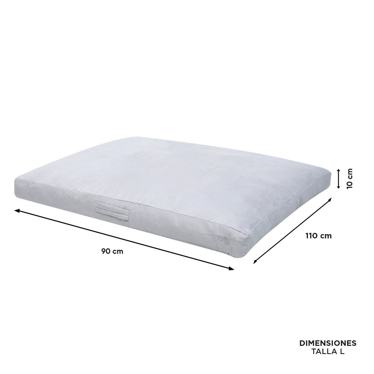 TOTTO - Cama para Perro Zeus L color Gris