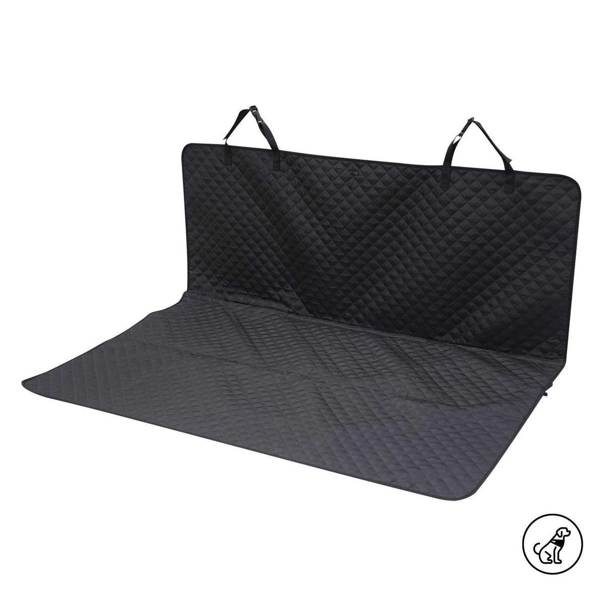 TOTTO - Protector de carro para mascotas Silla Trasera Trip Negro