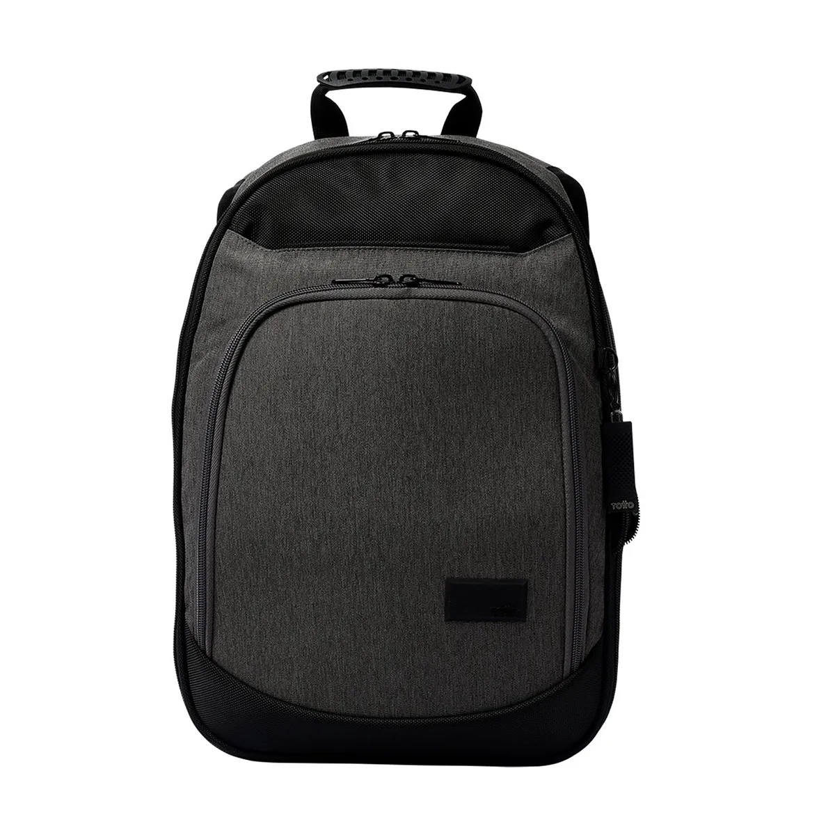 TOTTO - Morral Ejecutivo Porta PC 14" Pardillo 2.0 Gris/Negro/ Hombre