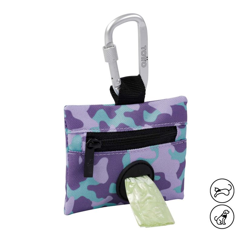 TOTTO - Dispensador de bolsas para perro Jaso Morado