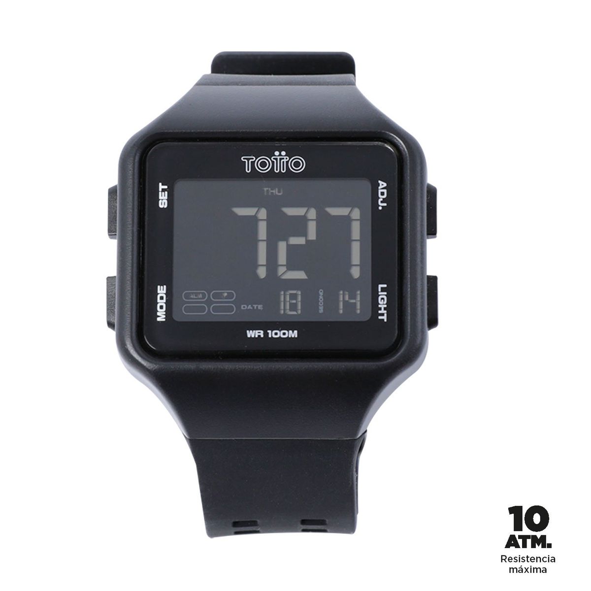 TOTTO - Reloj Digital Digicam Negro