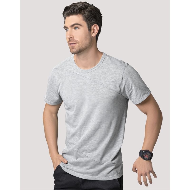 MARKETING PERSONAL - Camiseta Hombre Gris Jaspe Mp 88199