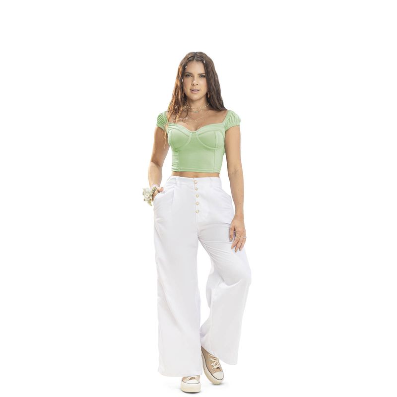 ATYPICAL - Pantalón Mujer Blanco Atypical 1496