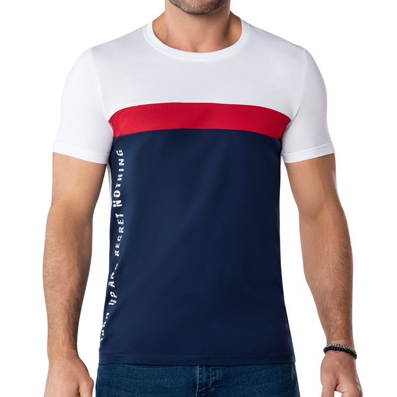 CROYDON - Camiseta Go Azul Osc para Hombre Croydon