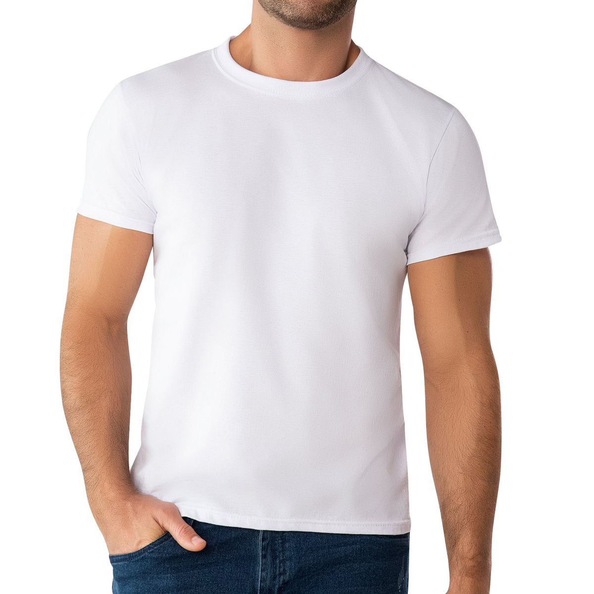 CROYDON - Camiseta Pack X2 C Redondo Blanco Croydon para Hombre