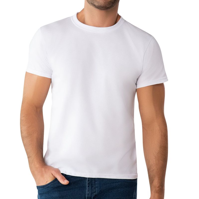 CROYDON - Camiseta Pack X2 C Redondo Blanco para Hombre Croydon
