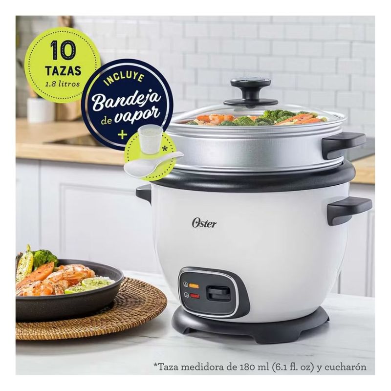 OSTER - Olla Arrocera Oster 10 Tazas Ckstrc5731w Blanco