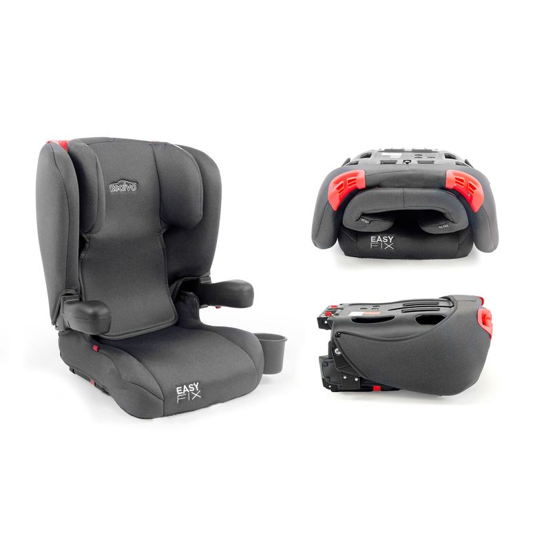 ASALVO - Silla Para Carro Bebe G23 Easyfix Gris