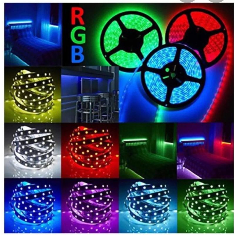 GENERICO - Cinta De Luz Led 5 Metros, Control, 16 Colores Bluetooth