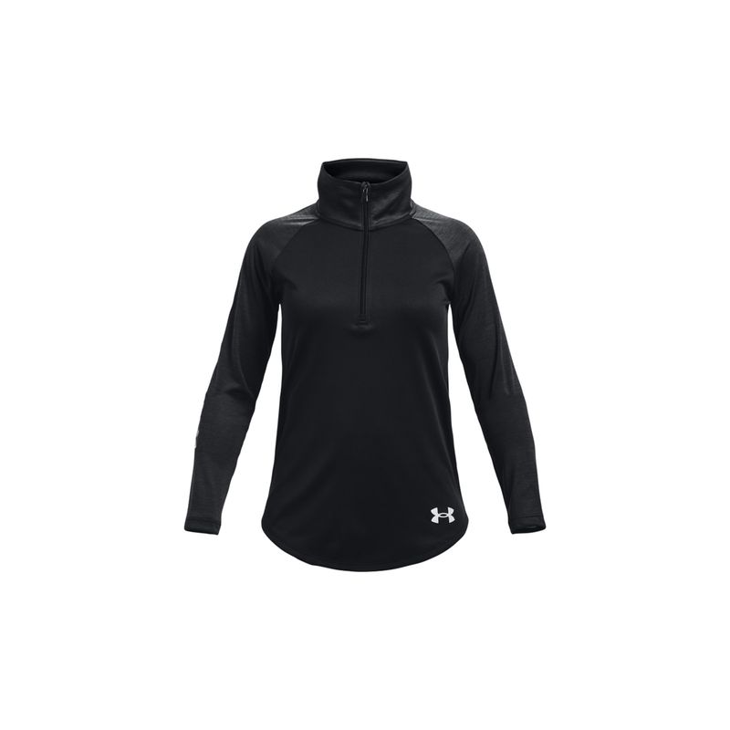 UNDER ARMOUR - Chaqueta TECH GRAPHIC HALF ZI Negro Niña 1370789-003-N11 UNDER ARMOUR