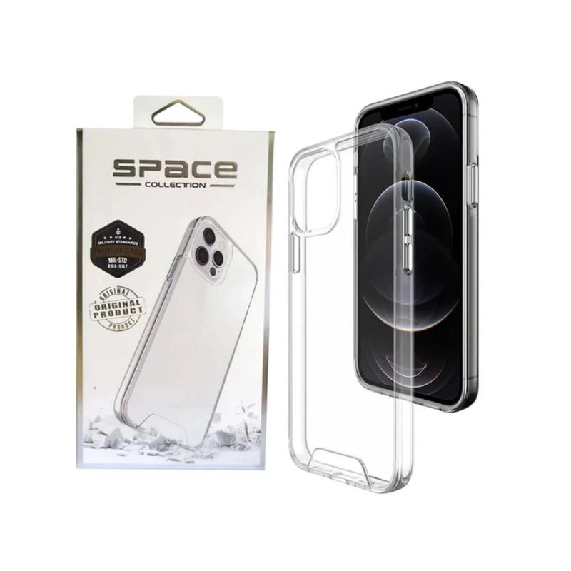 GENERICO - Estuche Funda Case Transparente Space Para iPhone 12