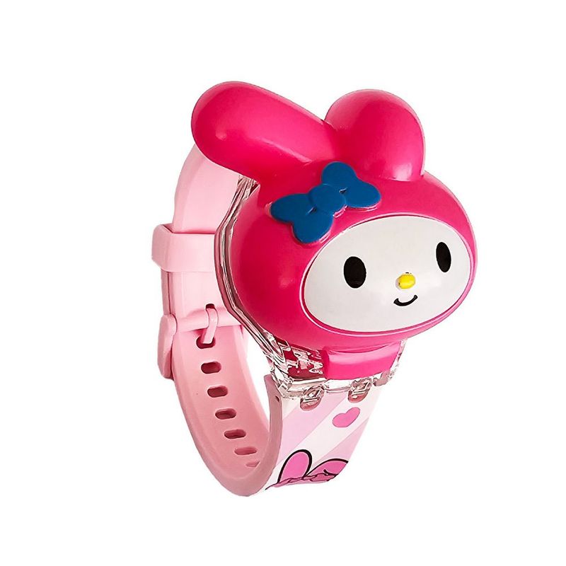 DAYOSHOP - Reloj Niñas Digital Luces Sonido Tapa Infantil Coneja.