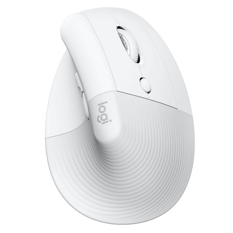 LOGITECH - Mouse Inalámbrico Logitech Vertical Lift Ergonómico Blanco
