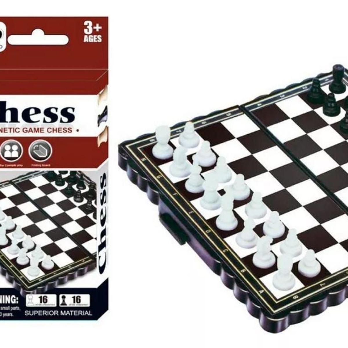 GENERICO - Ajedrez Mini Magnético  Tablero Imán