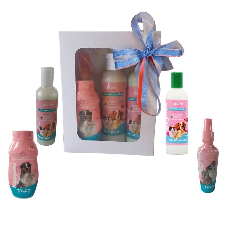 GENERICO - KIT COSMÉTICO PARA MASCOTAS HAPPYWOW
