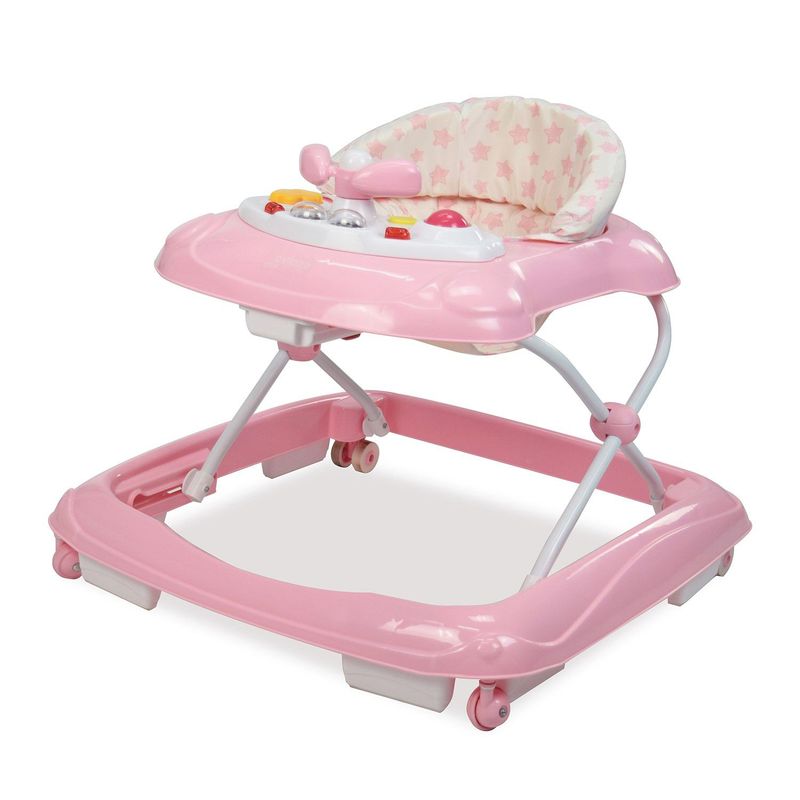ASALVO - Caminador Andador Para Bebé Estrellas Rosa