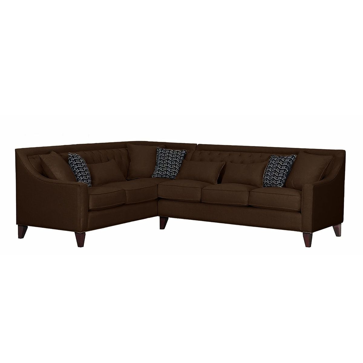 GENERICO - SALA MODERNA VERSALLES MICROFIBRA CAFÉ