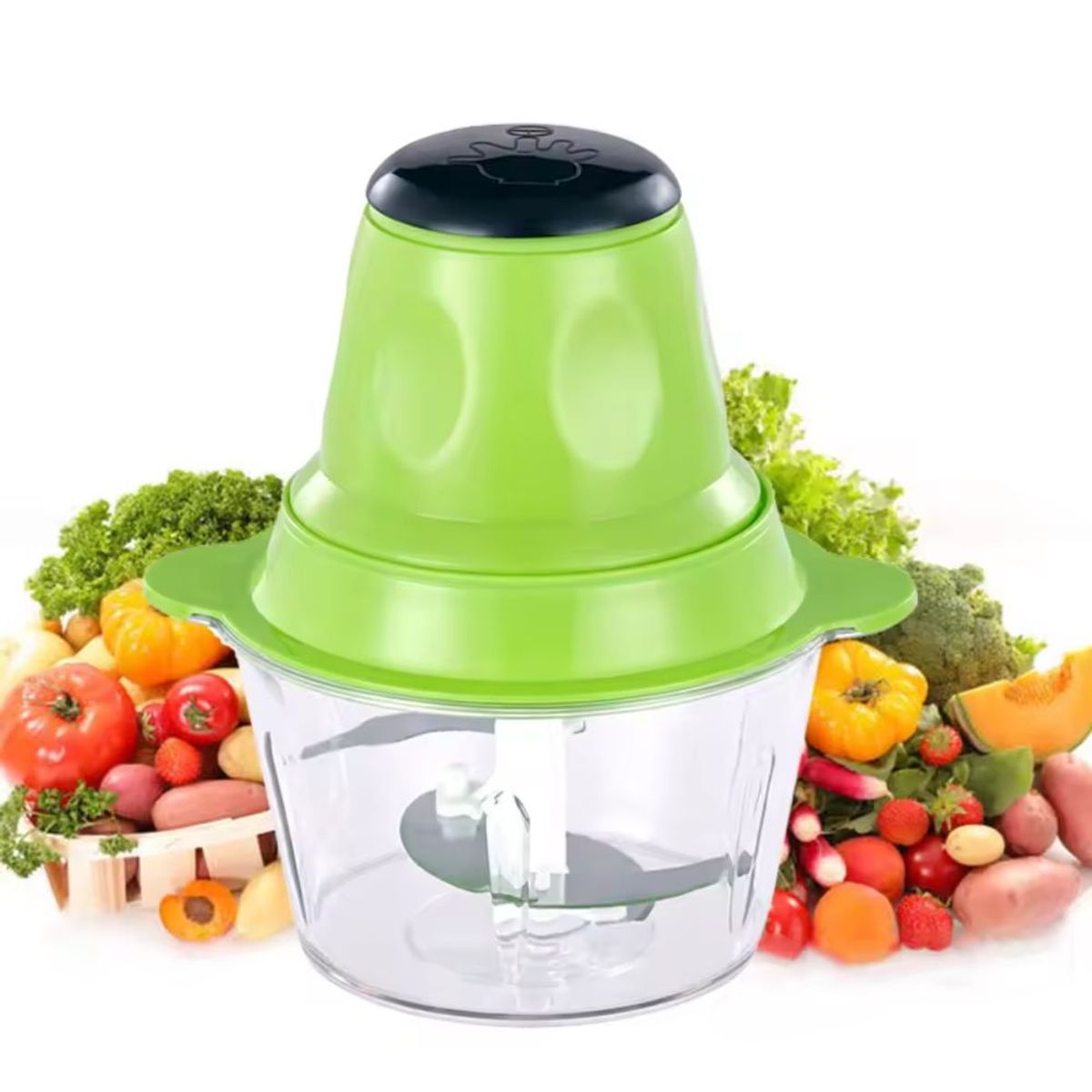 GENERICO - Pica Todo Electrico Procesador De Alimentos 2 Litros