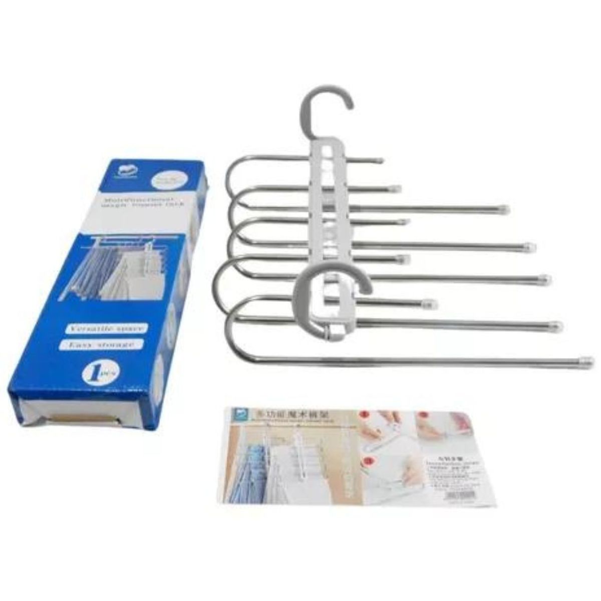 MAZUGI - Tendedero Colgante Ropa Suspensión Acero Inoxidable Plegable