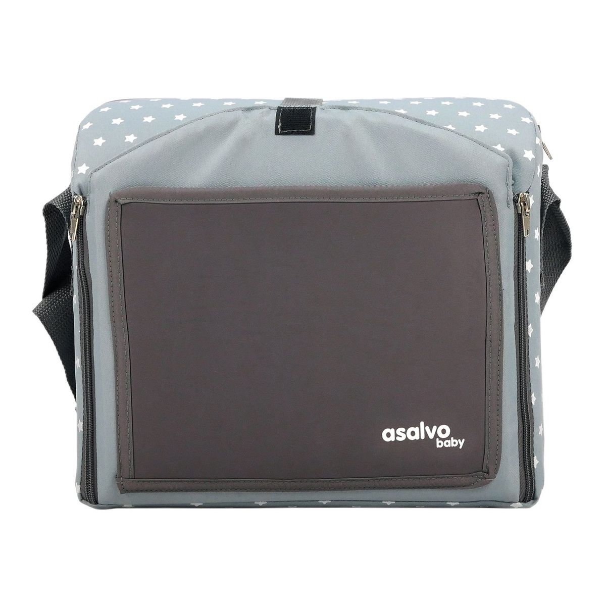 ASALVO - Silla Comedor Para Bebe Tipo Booster Estrellas Gris