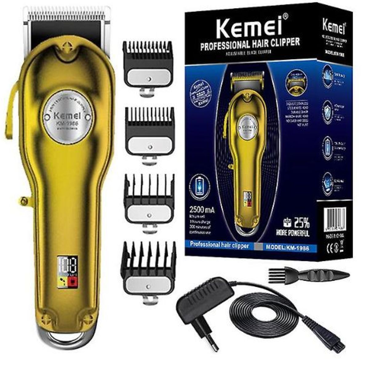 KEMEI - Maquina De Corte Original e Inalambrica KEMEI 1986 Metalica