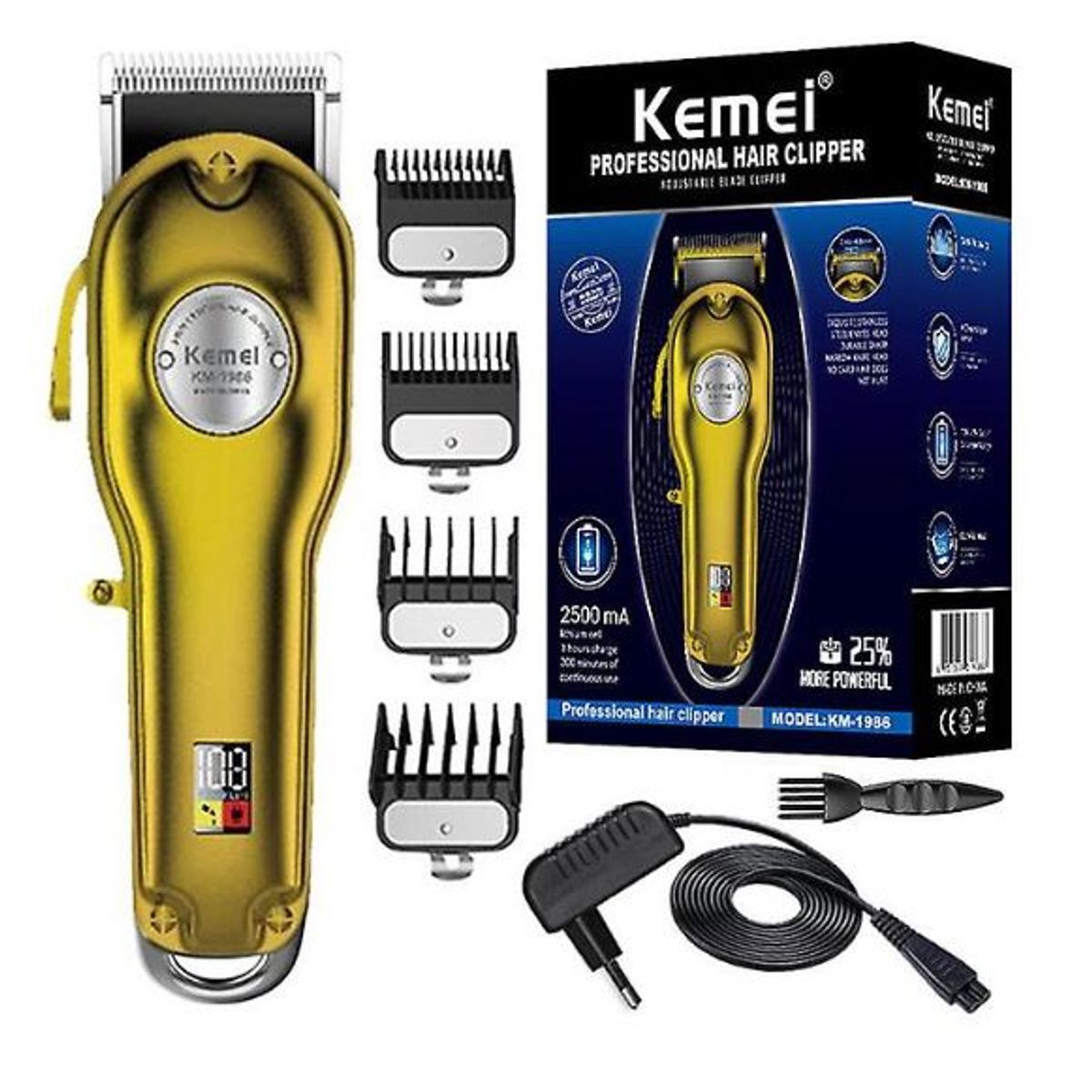 KEMEI - Maquina De Corte Original e Inalambrica KEMEI 1986 Metalica