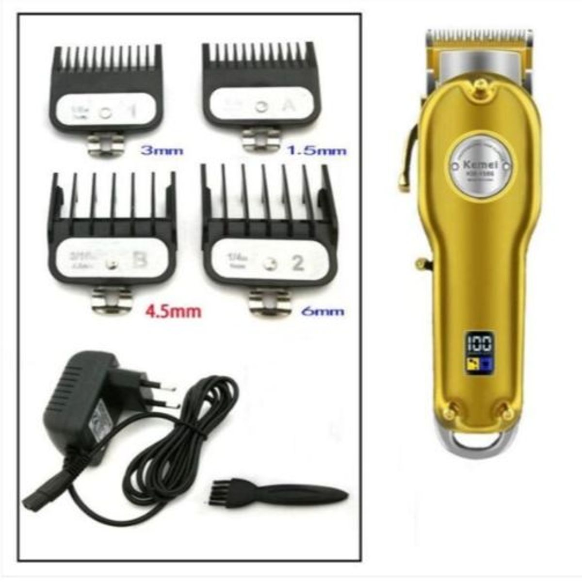 KEMEI - Maquina De Corte Original e Inalambrica KEMEI 1986 Metalica