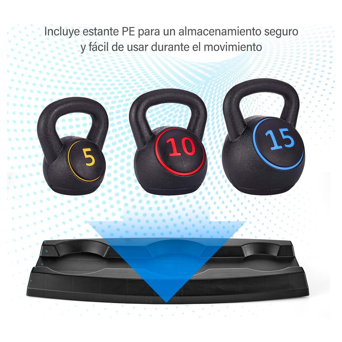 VITTORIA - Kit X3 Pesas Rusas 25lb Mancuerna Gym