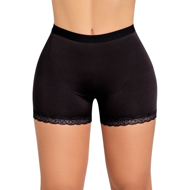 FORMAS INTIMAS - Short Levanta Cola Mujer Negro FI 92340