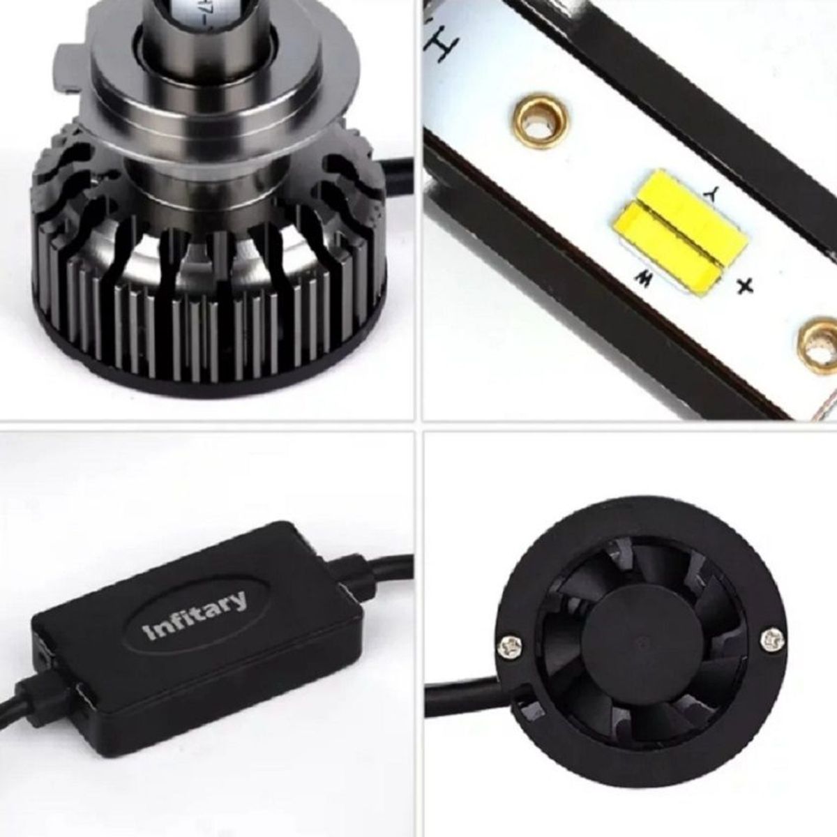 LED LENSER - Par bombillos led H4 carro o moto 32000 lumens antiniebla