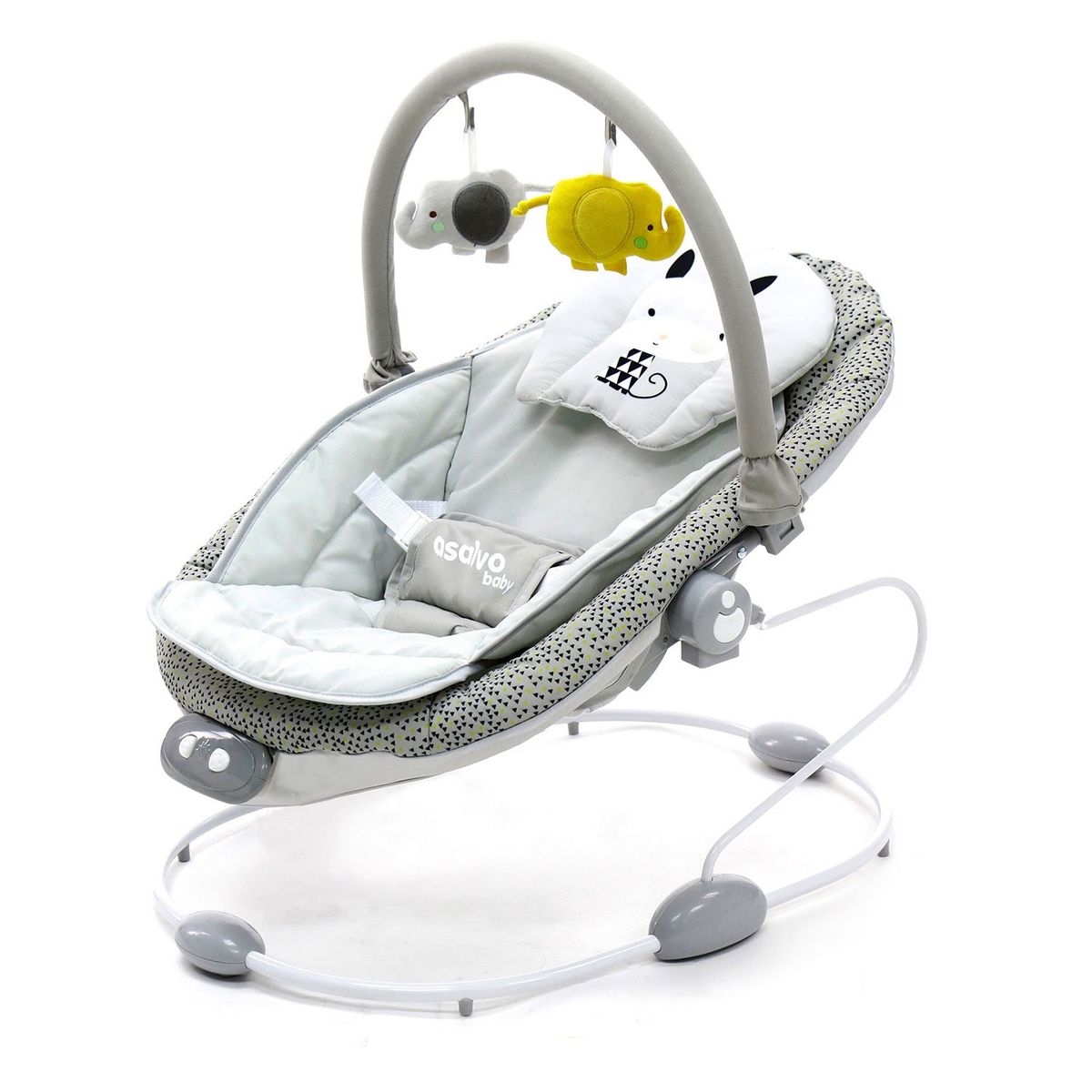 ASALVO - MECEDORA VIBRADORA BEBÉ  MUSICAL NORDIC