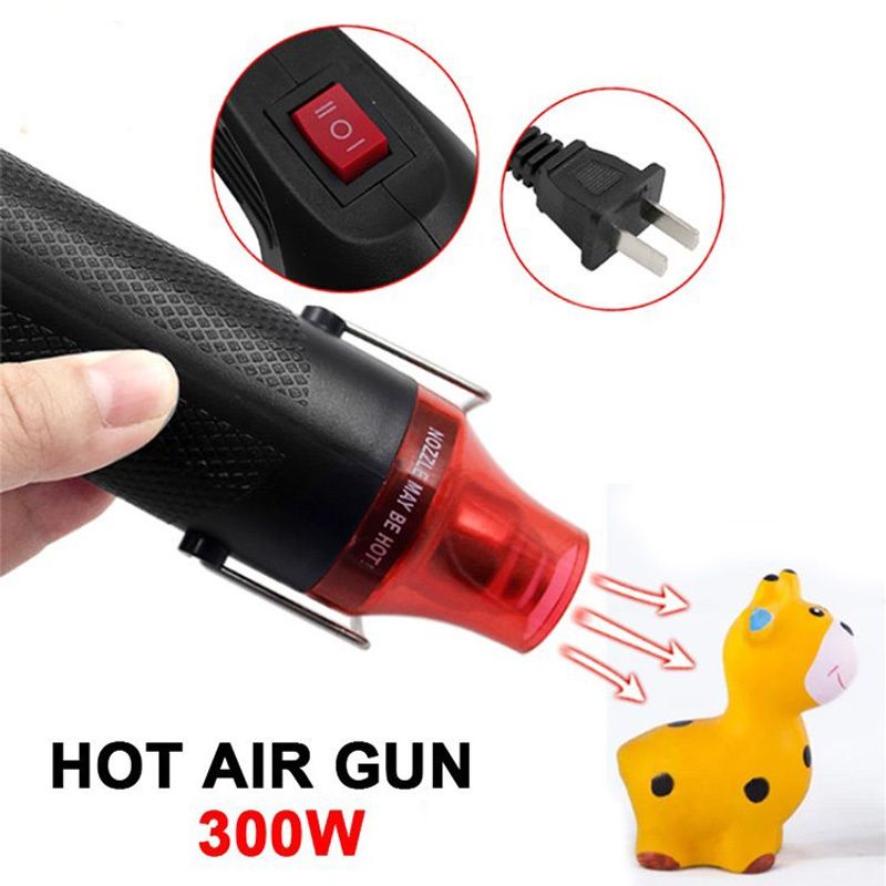 GENERICO - Pistola Aire Caliente Manualidades 300W 120V Calor 200°C