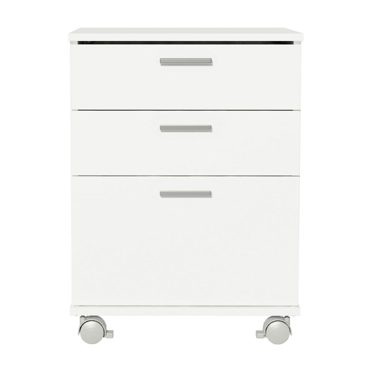 MADESA - Cajonera para Baño con 3 Cajones y Ruedas