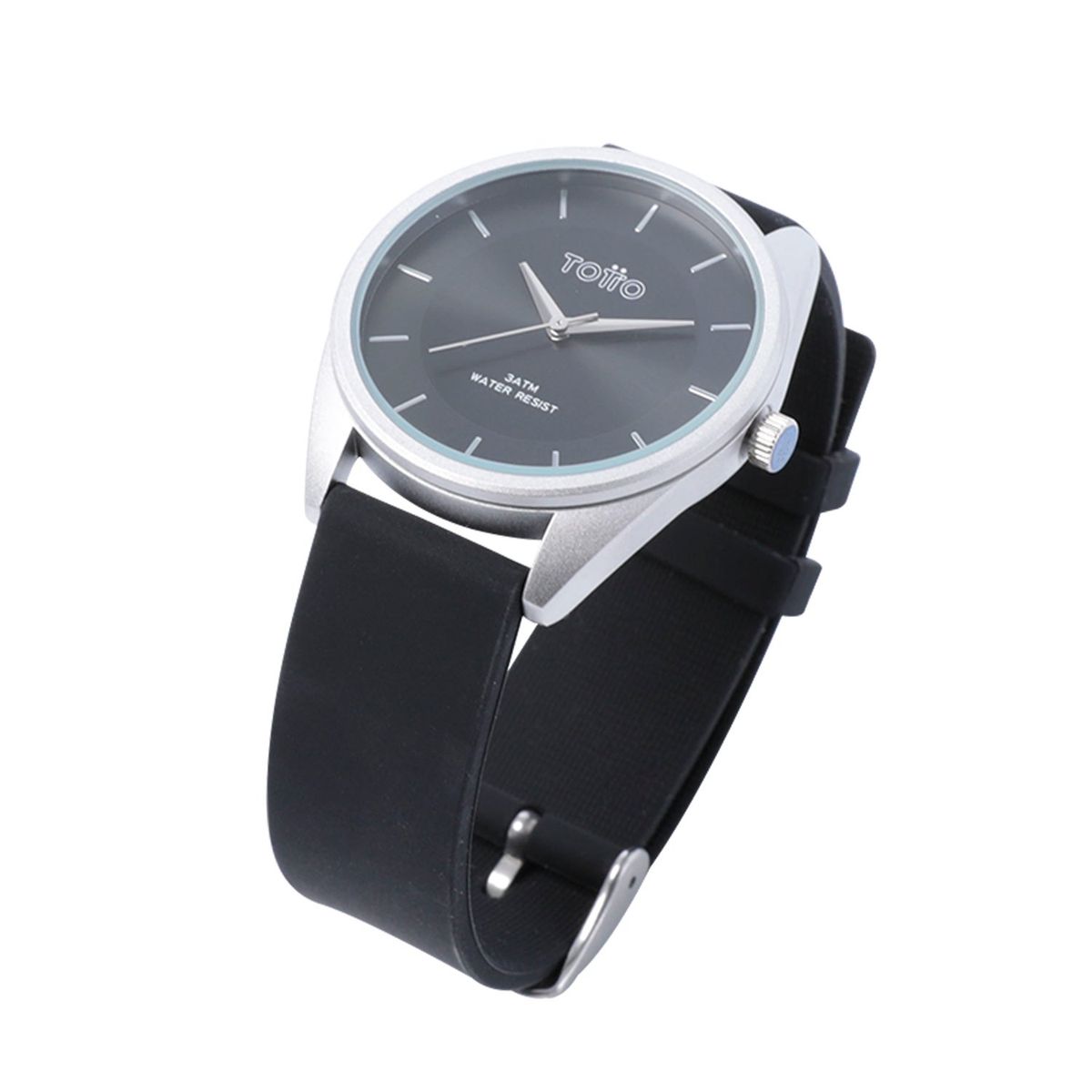 TOTTO - Reloj Análogo Boum Negro