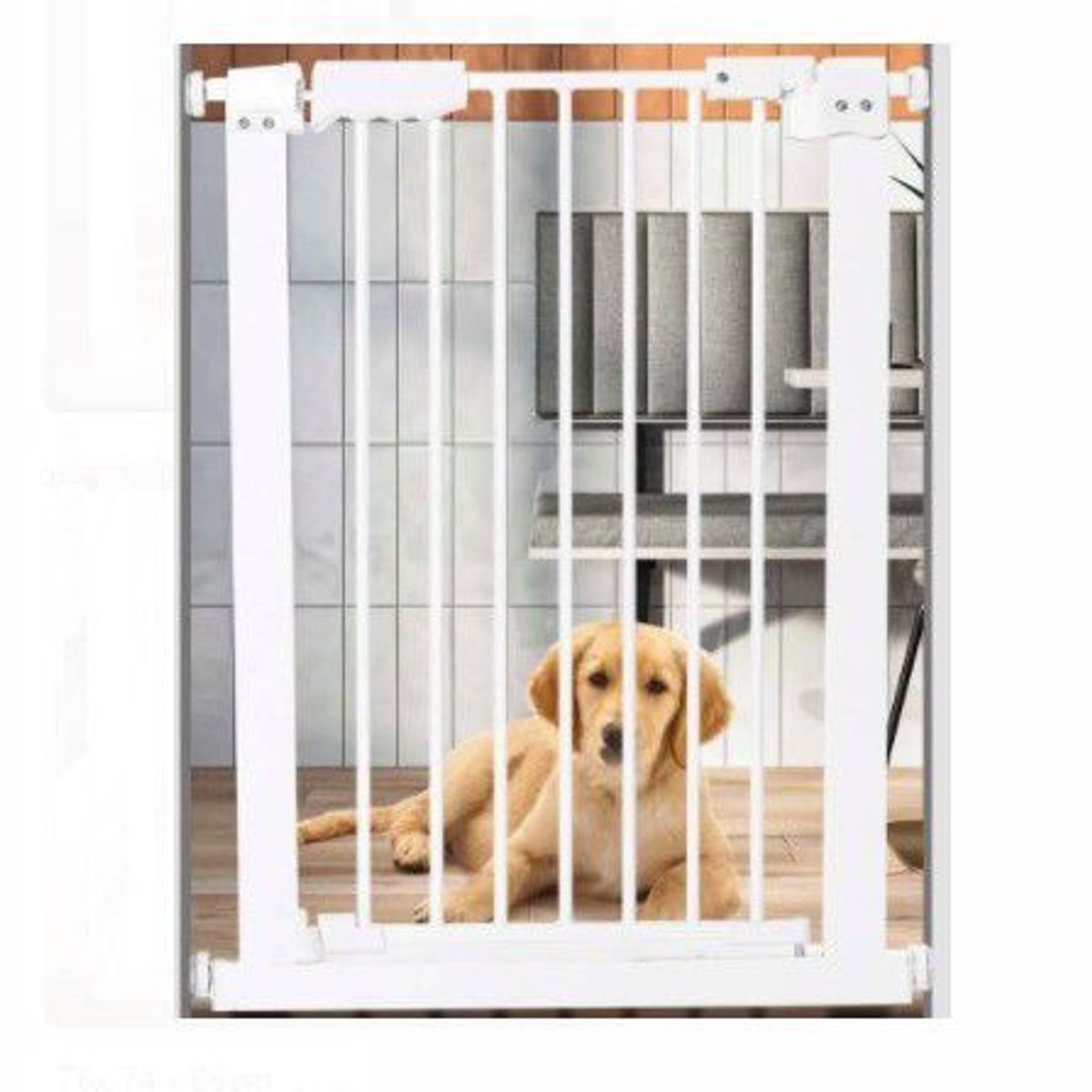 WUUFU - Puerta De Seguridad para mascotas- Resistente - Ajustable