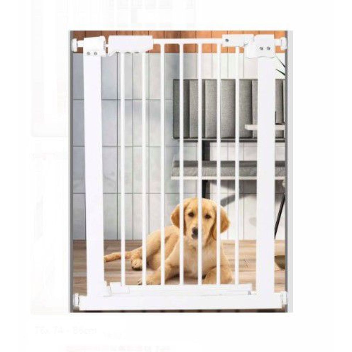 WUUFU - Puerta De Seguridad para mascotas- Resistente - Ajustable