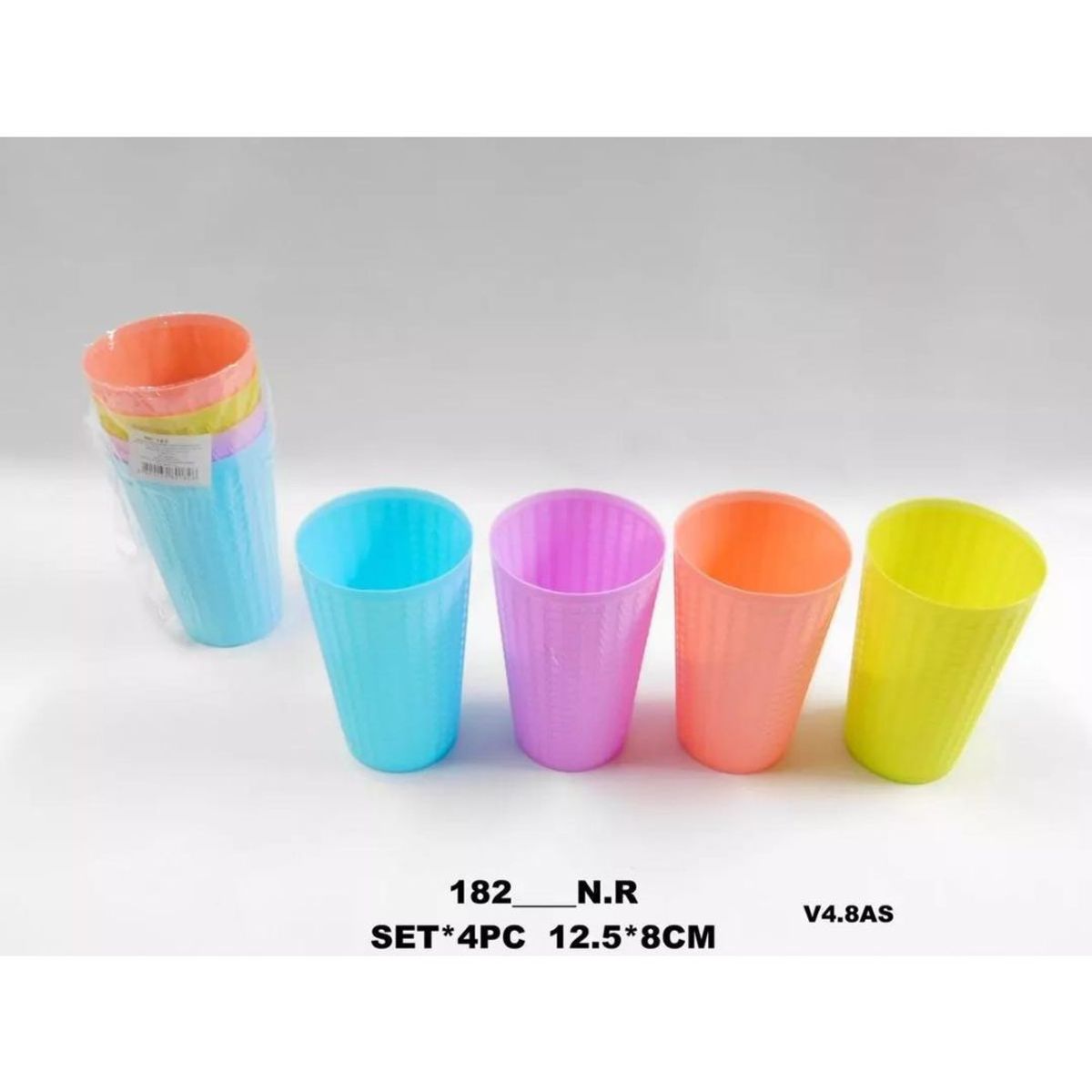 MAZUGI - Vasos Pocillos Pvc Utensilios De Cocina 4und