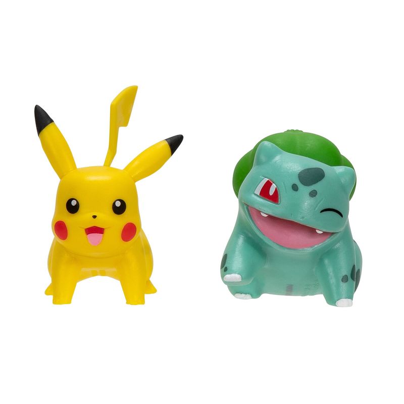 POKEMON - Figuras Pokemon Set X2 5 Cm - Pikachu y Bulbasaur