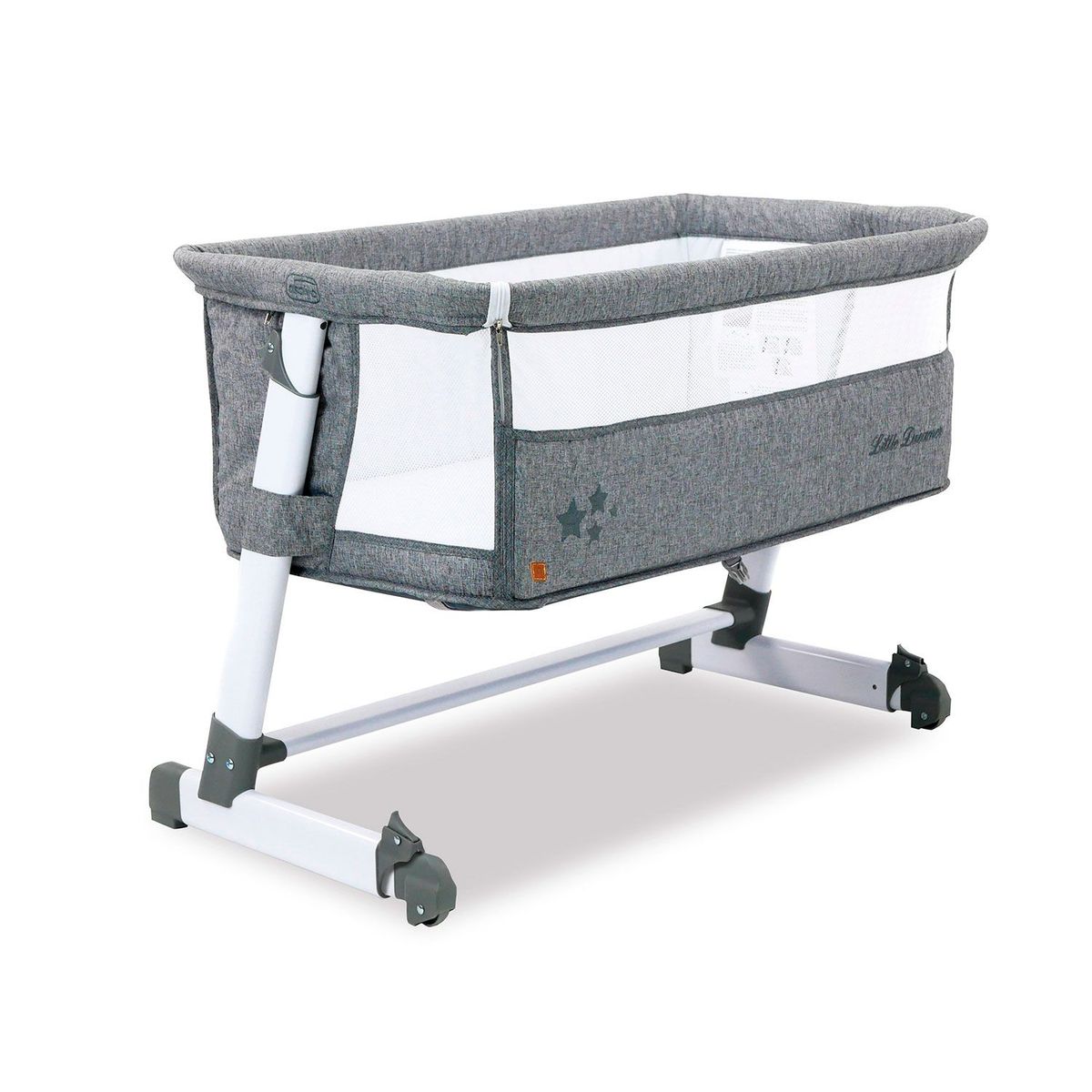 ASALVO - Cuna Colecho Melange Gris