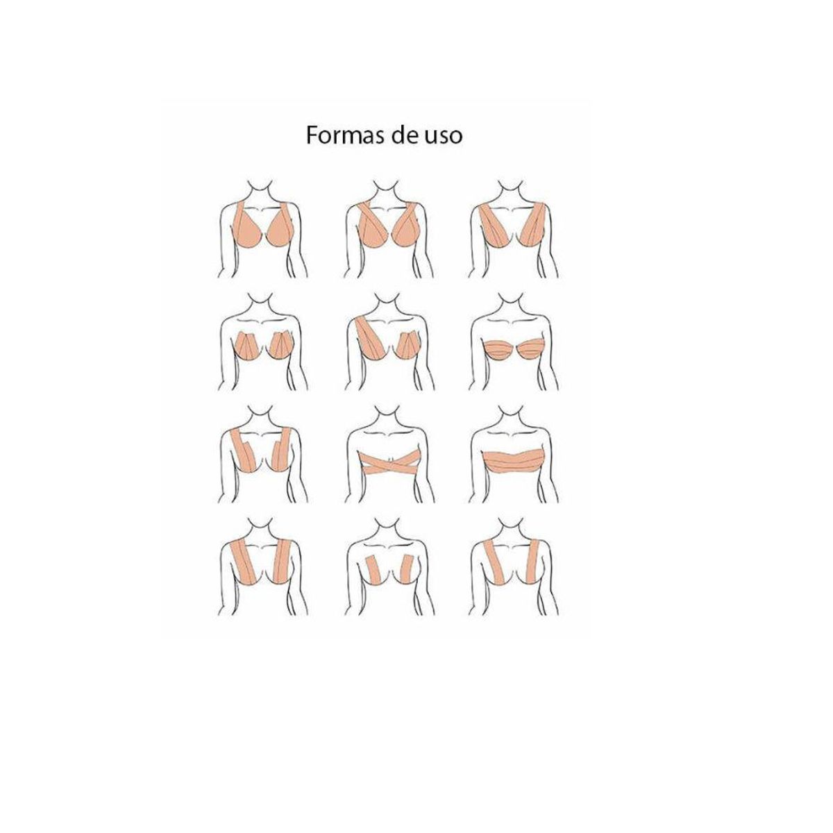 GENERICO - Cinta Para El Busto Boob Tape 5MT