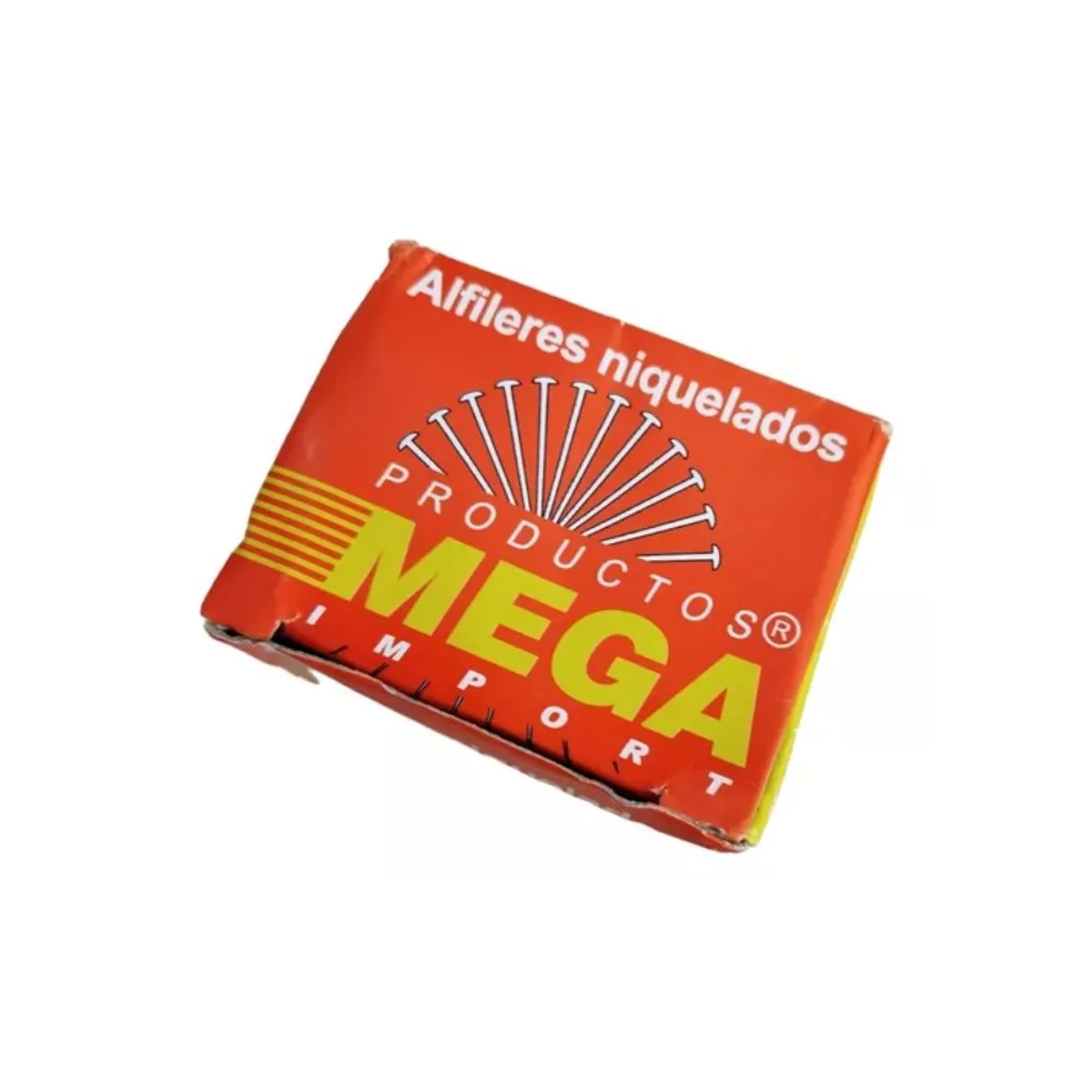 GENERICO - Alfiler Niquelado corto de 2cm Caja